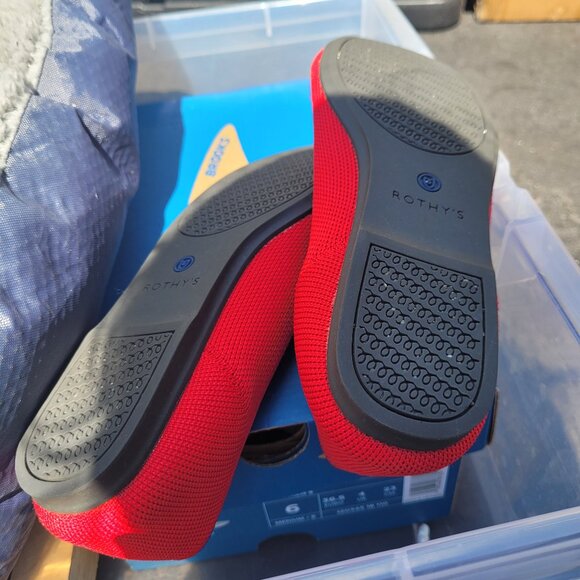 Rothy's red flats sz 6 - Picture 2 of 2